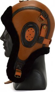 Podhale Regionals Czapka skórzana pilotka LOTNIK - ZIMA 55-56 cm (M) 3