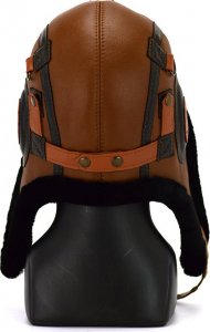 Podhale Regionals Czapka skórzana pilotka LOTNIK - ZIMA 55-56 cm (M) 4