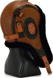 Podhale Regionals Czapka skórzana pilotka LOTNIK - ZIMA 55-56 cm (M) 5