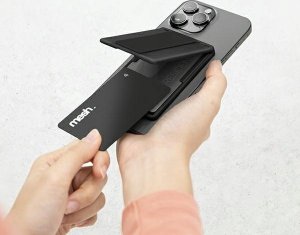 Uniq UNIQ Heldro ID magnetyczny portfel z podpórką i opaską szary/chalk grey 8