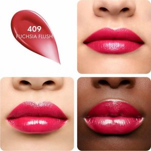 Guerlain KISSKISS SHINE BLOOM LIPSTICK 409 FUCHSIA FLUSH 3,2g 2