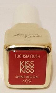 Guerlain KISSKISS SHINE BLOOM LIPSTICK 409 FUCHSIA FLUSH 3,2g 5