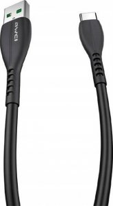 Kabel USB Awei USB-A - USB-C 1 m Czarny (CL-115T) 2