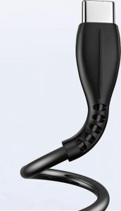 Kabel USB Awei USB-A - USB-C 1 m Czarny (CL-115T) 5