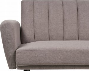 Beliani Sofa rozkładana jasnobrązowa VIMMERBY 7
