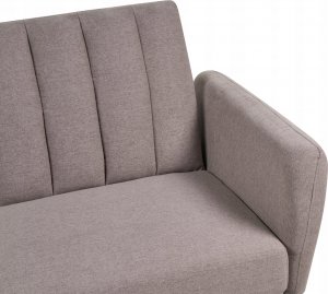Beliani Sofa rozkładana jasnobrązowa VIMMERBY 8