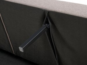 Beliani Sofa rozkładana jasnobrązowa VIMMERBY 10