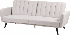 Beliani Sofa rozkładana beżowa VIMMERBY 4