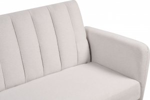 Beliani Sofa rozkładana beżowa VIMMERBY 9