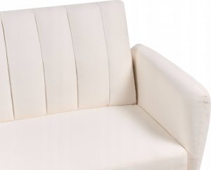 Beliani Sofa rozkładana jasnobeżowa VIMMERBY 8