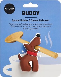 Ototo OTOTO Buddy Brown Spoon Holder & Steam Releaser 5