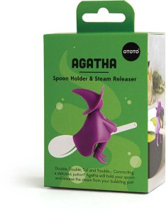 Ototo OTOTO Agatha Purple Spoon Holder & Steam Releaser 5