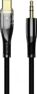 Kabel USB Jellico USB-C - mini Jack 3.5 mm 1.2 m Czarny 2