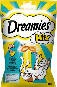 Dreamies DREAMIES przysmak Łosoś Ser dla kota 60g 1