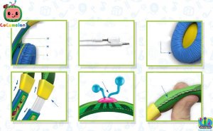 Słuchawki Ekids Słuchawki Nauszne Dla Dziecka / Dzieci - Cocomelon - Co-140.uexv1 5