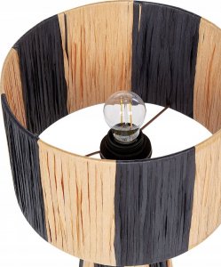 Lampa stołowa Beliani Lampa stołowa z czarnym WELMEL 11