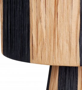 Lampa stołowa Beliani Lampa stołowa z czarnym WELMEL 6