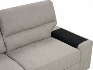 Beliani Sofa 2-osobowa jasnobrązowa VOGAR 8