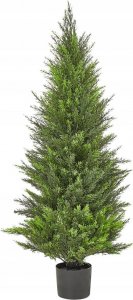 Beliani Sztuczna roślina doniczkowa 120 cm CEDAR TREE Lumarko! 1