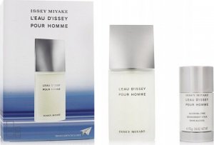 Issey Miyake L'Eau d'Issey Pour Homme zestaw EDT spray 75ml + dezodorant sztyft 75g 3