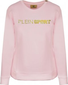 Plein Sport Bluza marki Plein Sport model DFPSG70 kolor Różowy. Odzież damska. Sezon: Cały rok S 1