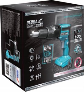 Dedra WKRÄTARKA AKUM. DO PÅYT GIPSOWYCH 1/4'' HEX 18V 0*AH SAS+ALL 4