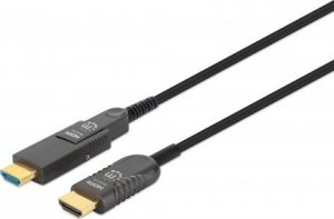 Kabel Manhattan MANHATTAN HDMI LWL Stecker-Stecker/MicroHDMI St 4K@60Hz 20m 1