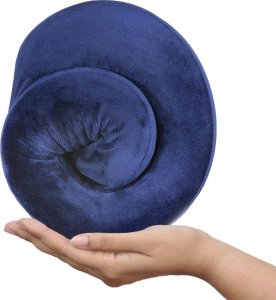 QMED Profilowana poduszka podróżna TRAVELING niebieska 6