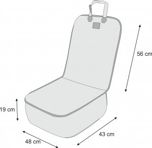 DOGGY Pokrowiec Liberty grafitowy 8