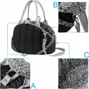 Torba DOGGY R1 TORBA SEA SHELL CZARNY 6