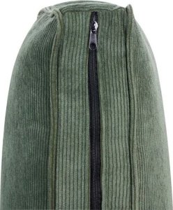 Beliani Sofa 3-osobowa sztruksowa ciemnozielona RONNEBY 8