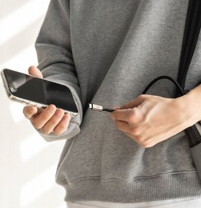 Kabel USB Ringke USB-C - USB-C 1 m Czarny (RGK1950) 7