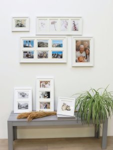 Ramka Deknudt Deknudt S65KK1 white 6x10x15 Wood Gallery double Passepartout 2
