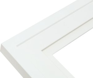 Ramka Deknudt Deknudt S65KK1 white 6x10x15 Wood Gallery double Passepartout 3