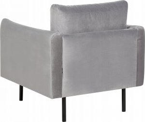 Beliani Zestaw wypoczynkowy welurowy szary VINTERBRO 9