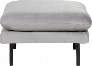 Beliani Zestaw wypoczynkowy z otomaną welurowy szary VINTERBRO 11