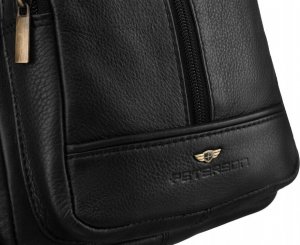 Peterson Skórzany plecak męski na jedno ramię - Peterson NoSize 4