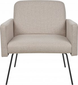 Beliani Fotel Beżowy NARKEN 4