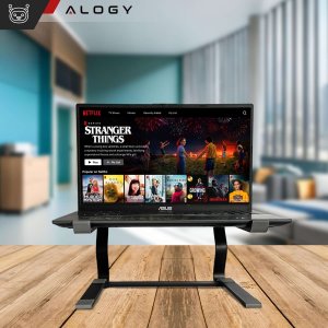 Alogy Uchwyt na laptop Macbook tablet 18" stojak podstawka składany regulowany aluminiowy na biurko 25 x 26cm Alogy Czarny 11