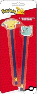. Pokémon Zestaw ołówków z gumką 2