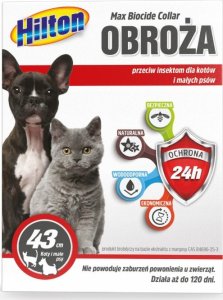 Hilton HILTON Obroża Przeciw Insektom z Margosą Dł. 43cm dla kota/psa 2
