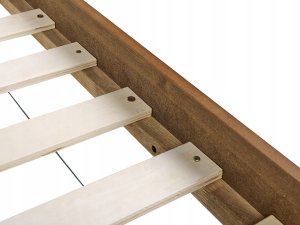 Beliani Łóżko drewniane 140 x 200 cm jasne BOISSET 7