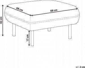 Beliani Otomana jasnoszara TONSBERG 6