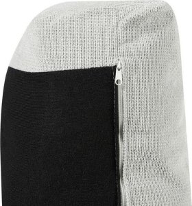 Beliani Narożnik prawostronny jasnoszary MALOY 8