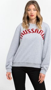 Trussardi Bluza marki Trussardi model 36F00032 1T002191 kolor Szary. Odzież damska. Sezon: XS EU 1