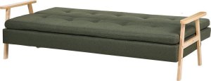 Beliani Sofa rozkładana zielona TJORN 5