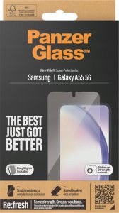 PanzerGlass PanzerGlass Ultra-Wide Fit Sam A55 5G A556 Screen Protection Easy Aligner Included 7358 4