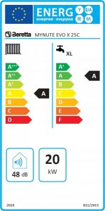 Piec gazowy Beretta Kocioł kondensacyjny 2-f MYNUTE EVO X 25C 4