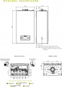 Piec gazowy Beretta Kocioł kondensacyjny 1-f MYNUTE EVO X 30R 5