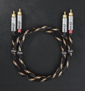 Kabel FiiO RCA (Cinch) x2 - RCA (Cinch) x2 0.2m czarny (6953175731252) 2
